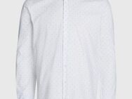 Calvin Klein Langarmhemd POPLIN LEAF PRINT SLIM SHIRT