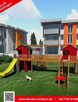 3 Zi. DG mit Balkon ca. 85 m²-Wohnung 6-Kirchweg 16-79780 Stühlingen - Stühlingen