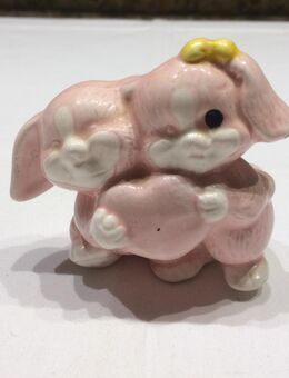 Deko Hundefigur rosa aus Ton - Vilshofen (Donau) Zentrum