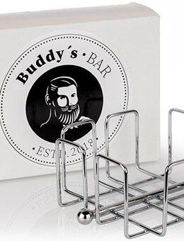 Buddy's Serviettenhalter, Metall, (1-tlg), verchromt, für 50 Servietten