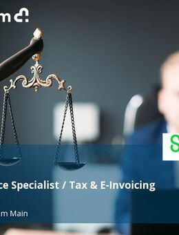 Compliance Specialist / Tax & E-Invoicing (m/w/d) - Frankfurt (Main)
