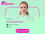 Head of Manufacturing (m/w/d) - Berlin