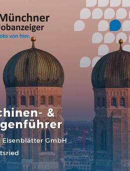 Maschinen- und Anlagenführer (m/w/d) - Geretsried