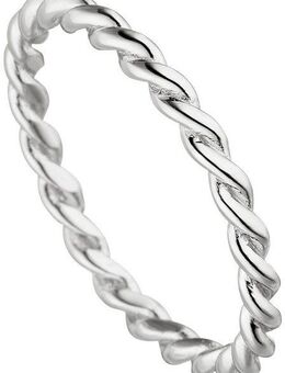 JOBO Fingerring Geflochtener Ring, 925 Silber