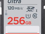 SDXC Speicherkarte 256GB SanDisk Ultra mit einer Datenübertragung von bis zu 120MB/s, Windows Update 10 & 11 - 01-2024 - Fürth