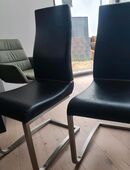 2 schwarze Stühle Küche + Esszimmer in 41516