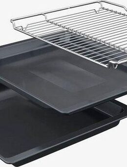BOSCH Pyrolyse Backofen 8 HBG7784B1, mit Teleskopauszug nachrüstbar, Pyrolyse-Selbstreinigung, AirFry-Funktion