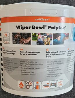Reinigungstücher im Spender, Universal. WIPER BOWL POLYTEX. OVP. NEU. - Völklingen Zentrum
