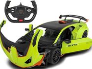 Jamara RC-Auto Deluxe Cars, Lamborghini Huracán STO 1:14, grün - 2,4 GHz, mit LED-Lichtern