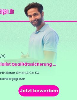 Spezialist Qualitätssicherung Botanicals / Apotheker (m/w/d) - Vestenbergsgreuth
