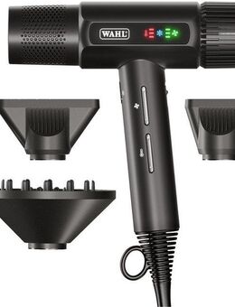 Wahl Ionic-Haartrockner VANQUISH, 1600 W, Professioneller Haartrockner, Leicht, SMOOTHTONE™-Motorsystem, FLOW CONTROL Technologie, Auto Clean