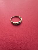 Goldring mit Diamantsplitter in 53894