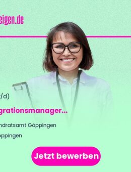 Integrationsmanager (m/w/d) - Göppingen