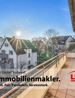 Stadtnah und ruhig: 3-Zimmer-Wohnung mit Südbalkon und zwei TG-Plätzen in Konstanz - Konstanz