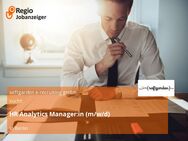 HR Analytics Manager:in (m/w/d) - Berlin