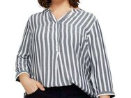 TOM TAILOR PLUS Schlupfbluse mit Streifen