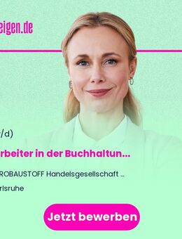 Mitarbeiter (m/w/d) in der Buchhaltung - Karlsruhe