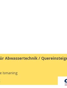 Fachkraft für Abwassertechnik / Quereinsteiger (m/w/d) - Ismaning