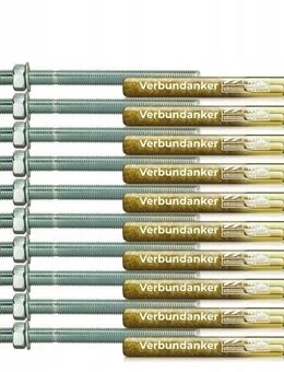 Chemischer Schraubanker M8 Ampulle verzinkte Gewindestange M8x110 Satz à 10 Stück Set5436 - Wuppertal