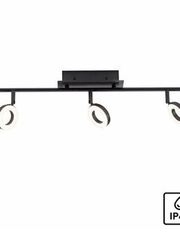 Paul Neuhaus Deckenleuchte SILEDA, LED fest integriert, Warmweiß, inkl. festverbaute LED, IP44, Spotköpfe dreh- und schwenkbar