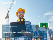 Werksleiter Betonwerke (m/w/d) - Lörrach