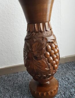 Alte Holzvase aus Nachlass - Kassel Bad Wilhelmshöhe