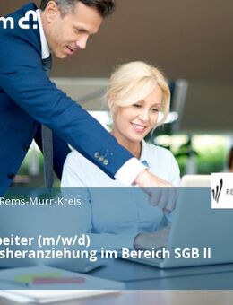Sachbearbeiter (m/w/d) Unterhaltsheranziehung im Bereich SGB II - Waiblingen