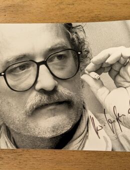 Autogramm von Hans W Geißendörfer sw Fotografie - Augsburg