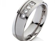 Damenring Edelstahl DE142 mit Zirkonias - Aholming