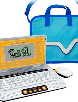 Vtech® Kindercomputer Schulstart Laptop, inklusive Tragetasche, blau