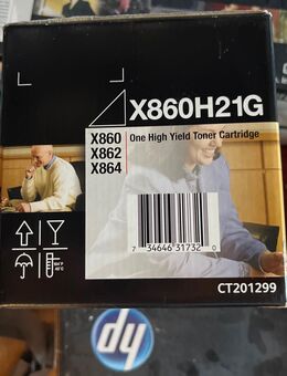 Lexmark Toner schwarz Original verpackt wegen Modellwechsel günstig abzugeben - Philippsburg