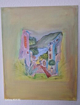 Bild mit Acryl und Aquarell erstellt - Selm