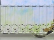 Stickereien Plauen Scheibengardine Welle, Stangendurchzug (1 St), halbtransparent, Voile