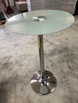 Bistro Stehtische mit Glasplatte - München