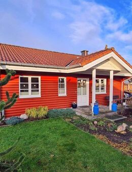 Gepflegtes Holzhaus aus dem Jahr 2006 in ruhiger Sackgassenendlage - Lindewitt