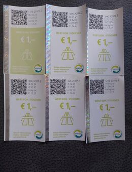 6 SANIFAIR WERT BON gültig bis 12-2026 und 12-2027 - Zwickau