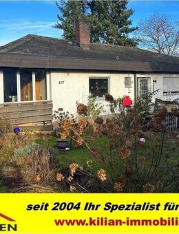 KILIAN IMMOBILIEN! BUNGALOW MIT 160 M² WFL. IM EG + ELW MIT 67 M² WFL. IM SOUTERRAIN AUF EINEM 1.313 M² GST IN KLEINABENBERG! KELLER * DOPPELGARAGE - Abenberg