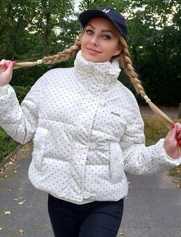 Winterjacke mit Punkten - Hamburg