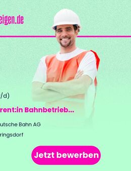 Referent:in Bahnbetrieb - Heringsdorf (Mecklenburg-Vorpommern)