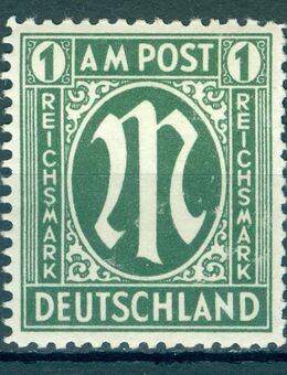 Amerikanische und britische Zone postfrisch Nr. 35 ohne Falz oder Falzrückstände - Porta Westfalica Zentrum