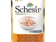 Sparpaket Schesir Katze Jelly Pouch 24 x 85 g - Thunfisch mit Huhn und Garnele