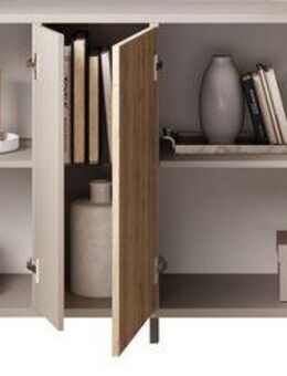INOSIGN Sideboard Gent Breite 210 cm, Kommode mit 4 Türen u. 2 offenen Fächern, Anrichte, Push-to-open Funktion