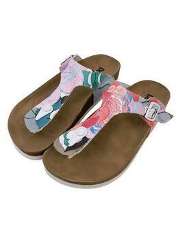 DOGO Lila Zehentrenner Hello Damen Sandalen Zehentrenner Handgefertigt
