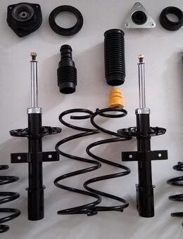 Fahrwerk Serienfahrwerk Renault Clio 3 + Grandtour BR0/1 CR0/1 KR0/1 Stoßdämpfer Federn Domlager Staubschutz neu - Großbeeren