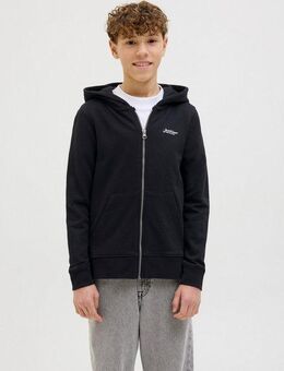 Jack & Jones Junior Kapuzensweatjacke JJBEAU SWEAT ZIP HOOD JNR mit kleinem Brust-Logo-Motiv