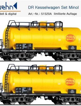 TT DR Kesselwagen Set Minol ☆ Kuehn 51520A ☆ NEU OVP ☆ RARITÄT ❗ - Leipzig Zentrum