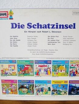 Die Schatzinsel-Hörspiel-Vinyl-LP,Europa,1966 - Linnich