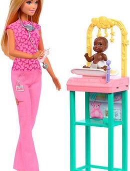 Barbie Anziehpuppe Kinderärztin