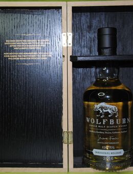 Whisky Originalabfüllung Wolfburn 2016 Inaugural Release 0,7L - Herten