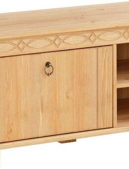 Home affaire Schuhbank Indra, aus massiver Kiefer, FSC®, Breite 90 cm, dezentes Ornament